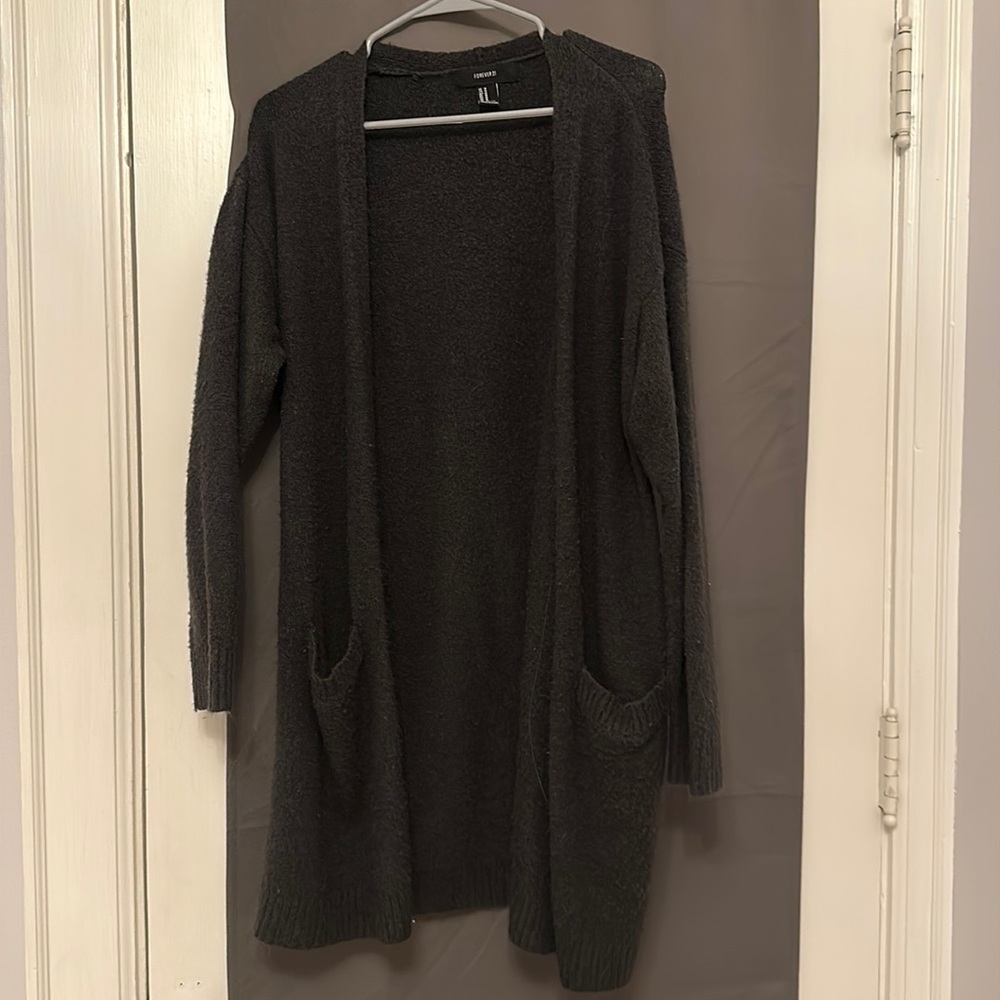 Charcoal Grey Cardigan